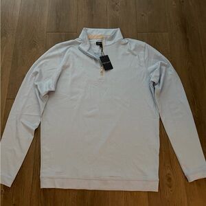 ❗️SALE❗️Peter Millar Light Blue Quarter-Zip Pullover